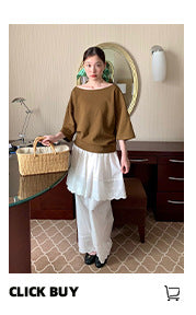 スカートパンツ ストレート