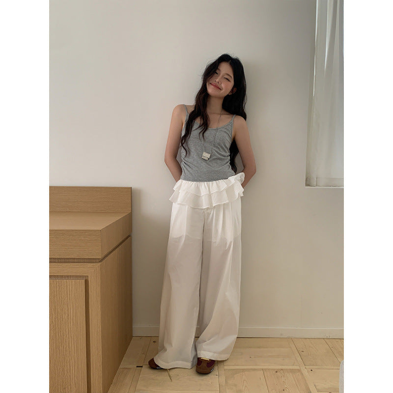 レースフリル キャミソール