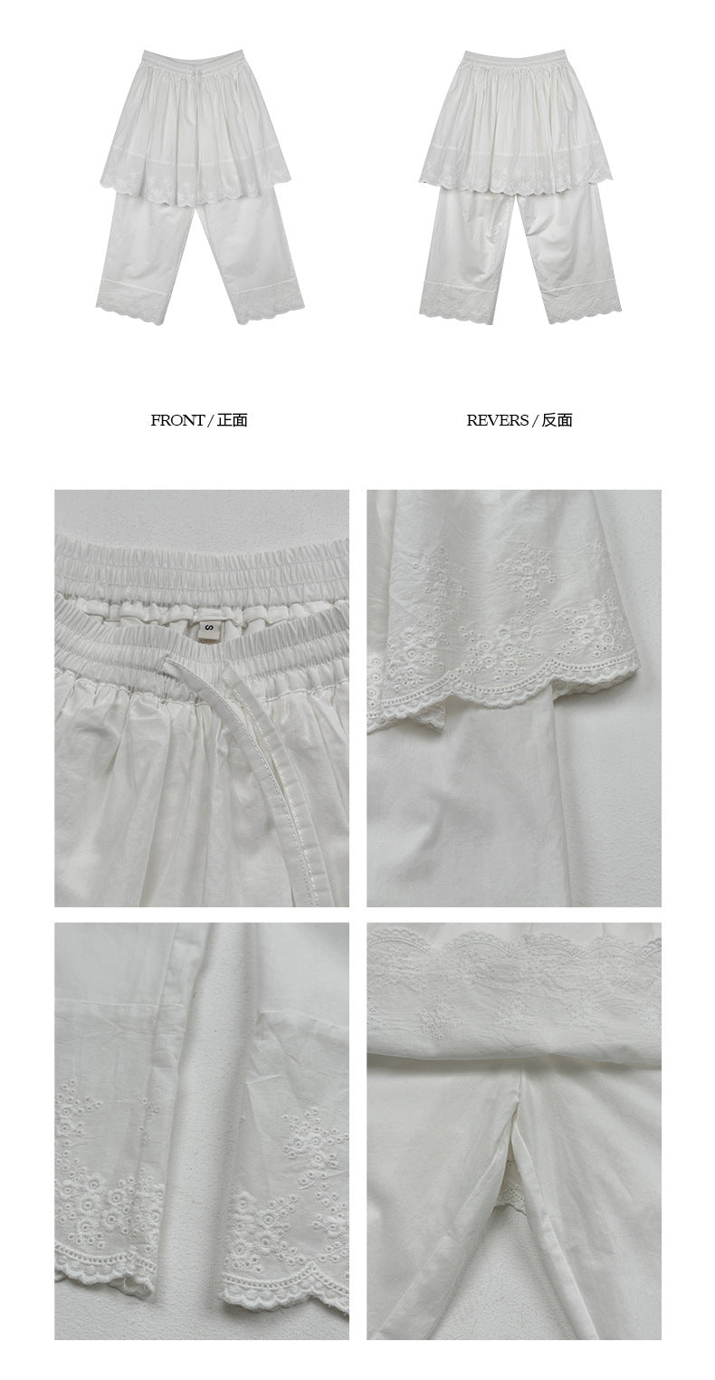 スカートパンツ ストレート