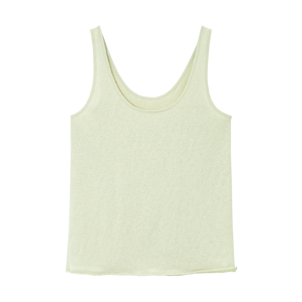 ペーパータッチ Uネック タンクトップ