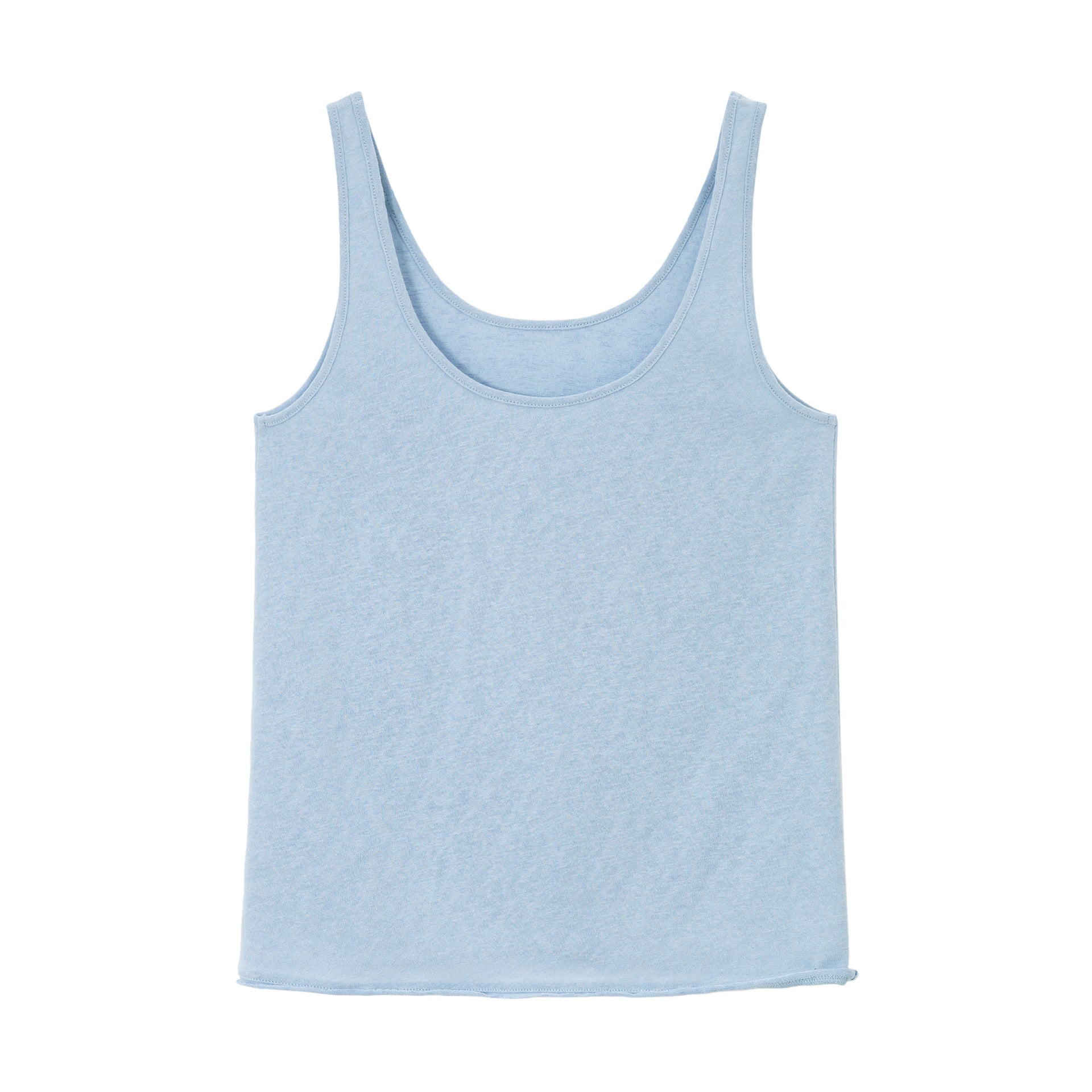 ペーパータッチ Uネック タンクトップ