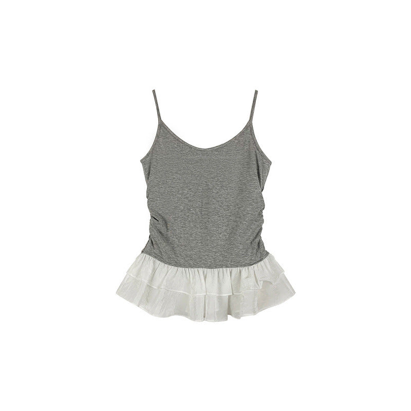 レースフリル キャミソール